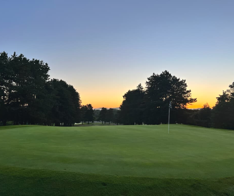 Sunrise over Foxbridge Golf Course South Hole 3